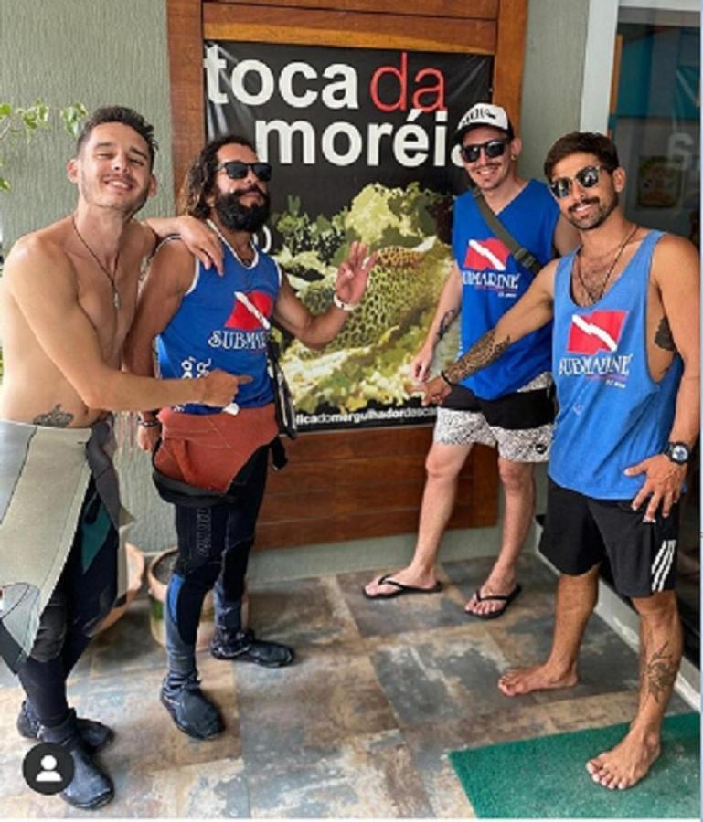 Hostel Toca Da Moreia Бомбиньяс Экстерьер фото